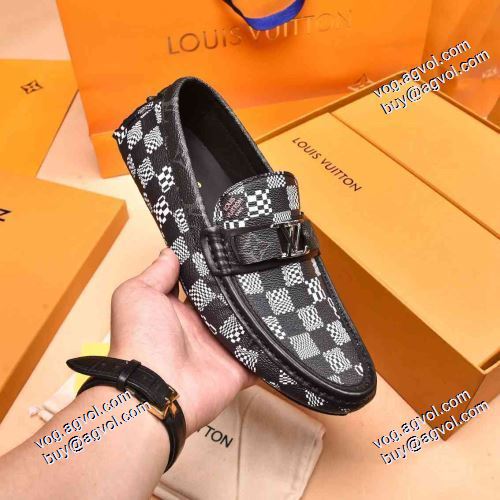 紐なし 豊富なサイズ 2021春夏 ルイ ヴィトン LOUIS VUITTON ビジネスシューズ ルイ ヴィトンブランドコピー 大人の雰囲気抜群