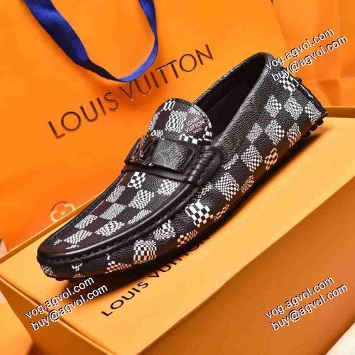 紐なし 豊富なサイズ 2021春夏 ルイ ヴィトン LOUIS VUITTON ビジネスシューズ ルイ ヴィトンブランドコピー 大人の雰囲気抜群