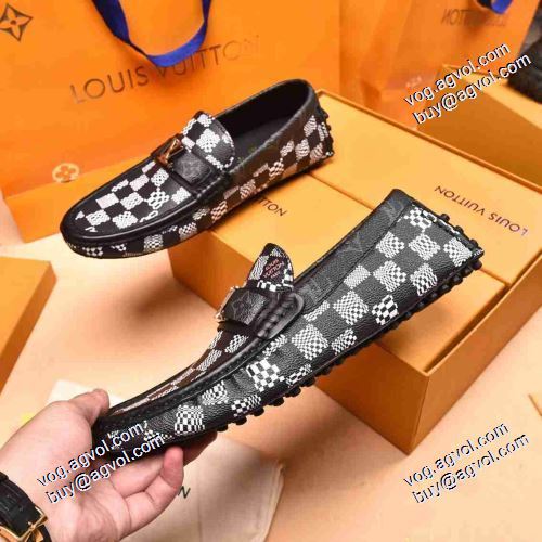 紐なし 豊富なサイズ 2021春夏 ルイ ヴィトン LOUIS VUITTON ビジネスシューズ ルイ ヴィトンブランドコピー 大人の雰囲気抜群
