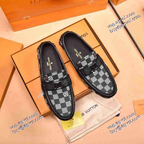 紐なし 豊富なサイズ 2021春夏 ルイ ヴィトン LOUIS VUITTON ビジネスシューズ ルイ ヴィトンブランドコピー 大人の雰囲気抜群