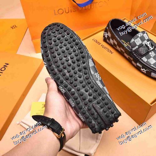 紐なし 豊富なサイズ 2021春夏 ルイ ヴィトン LOUIS VUITTON ビジネスシューズ ルイ ヴィトンブランドコピー 大人の雰囲気抜群