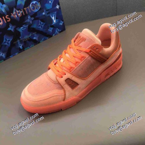 個性的なデザ フラットシューズ ルイ ヴィトン LOUIS VUITTON ランニングシューズ 4色可選 2021春夏 ルイ ヴィトンコピー
