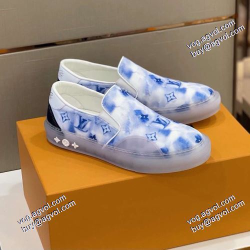 人気ブランド  スリップオン 2021春夏 2色可選ルイ ヴィトン LOUIS VUITTON カジュアルシュッズ リゾートスタイル LOUIS VUITTONブランド 偽物 通販