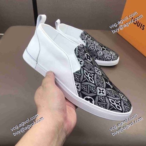 ルイ ヴィトンブランドコピー ローヒール リゾートスタイル 2021春夏 お洒落に魅せる ルイ ヴィトン LOUIS VUITTON ハイカット