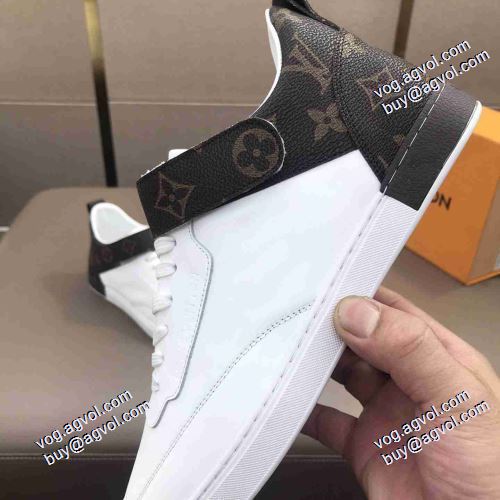 2021春夏 ハイカット ルイ ヴィトン LOUIS VUITTON 2色可選 フラットシューズ ルイ ヴィトンスーパーコピー スタイリッシュな印象