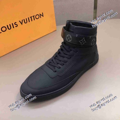 すべり防止 2021春夏 超目玉 ルイ ヴィトン LOUIS VUITTON ランニングシューズ ハイトップシューズ ルイ ヴィトンブランド コピー