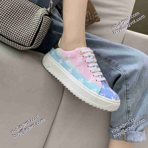 オリジナル 2021春夏 ルイ ヴィトン LOUIS VUITTON フラットシューズ ルイ ヴィトンコピー ブランド ブランド デザイン性の高い
