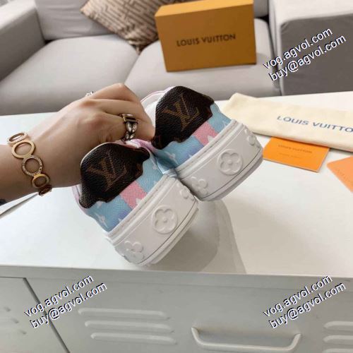 オリジナル 2021春夏 ルイ ヴィトン LOUIS VUITTON フラットシューズ ルイ ヴィトンコピー ブランド ブランド デザイン性の高い