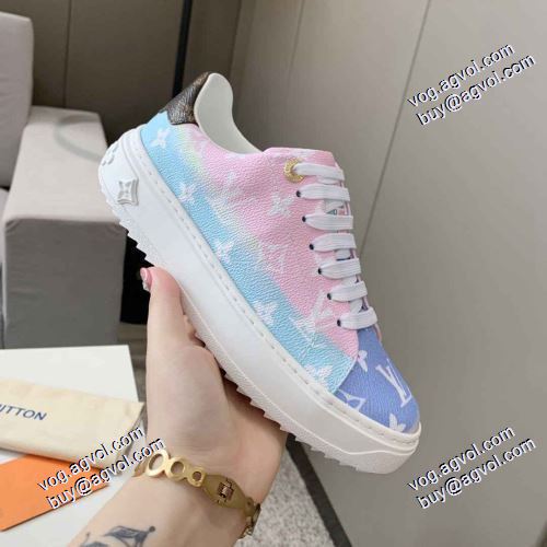 オリジナル 2021春夏 ルイ ヴィトン LOUIS VUITTON フラットシューズ ルイ ヴィトンコピー ブランド ブランド デザイン性の高い