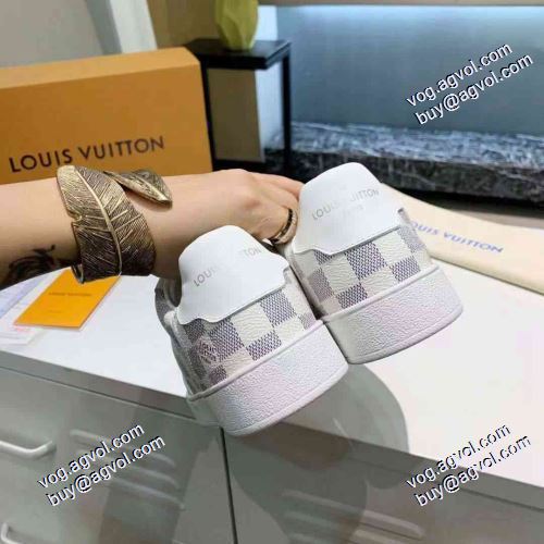 大好評 ルイ ヴィトンブランド 偽物 通販 2021春夏 ルイ ヴィトン LOUIS VUITTON 2色可選 フラットシューズ