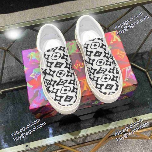 軽い履き心地 2021春夏 ルイ ヴィトン LOUIS VUITTON 3色可選 ローヒール LOUIS VUITTONブランドスーパーコピー おすすめ/オススメ
