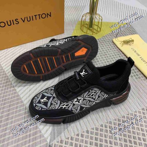 ルイ ヴィトンブランド 偽物 通販 ブランド 2021春夏 ハイギャング運動 2色可選 ルイ ヴィトン LOUIS VUITTON 厚底 気軽に履ける