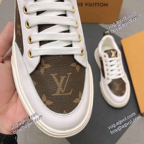 ルイ ヴィトンスーパーコピー 激安 履き心地 2021春夏 フラットシューズ ルイ ヴィトン LOUIS VUITTON カジュアルシューズ 2色可選