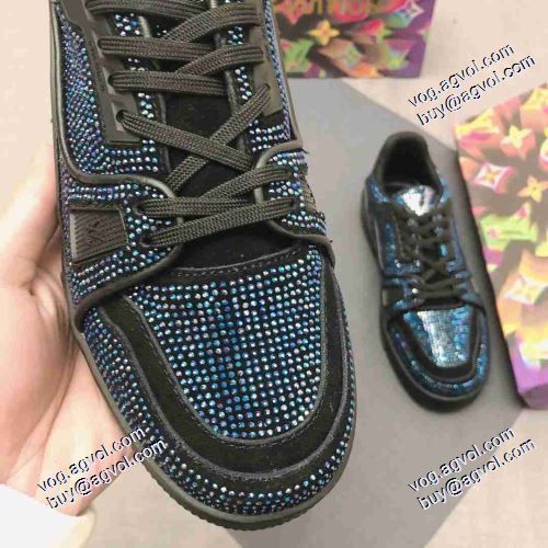 2021春夏 2色可選 先行販売 ルイ ヴィトン LOUIS VUITTON フラットシューズ フルグレインレザーLOUIS VUITTON偽物ブランド