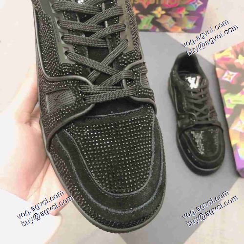 2021春夏 2色可選 先行販売 ルイ ヴィトン LOUIS VUITTON フラットシューズ フルグレインレザーLOUIS VUITTON偽物ブランド