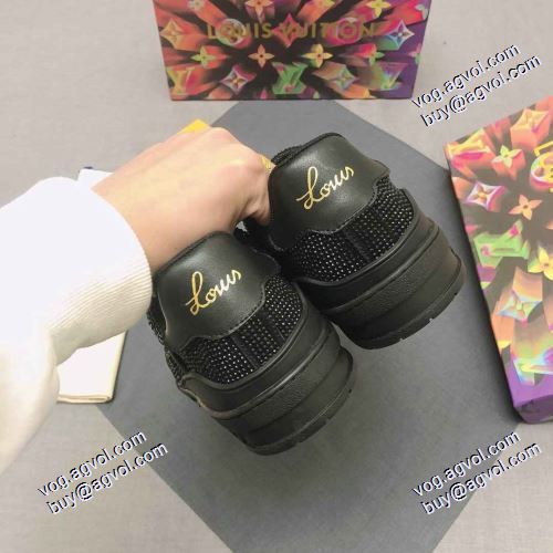 2021春夏 2色可選 先行販売 ルイ ヴィトン LOUIS VUITTON フラットシューズ フルグレインレザーLOUIS VUITTON偽物ブランド