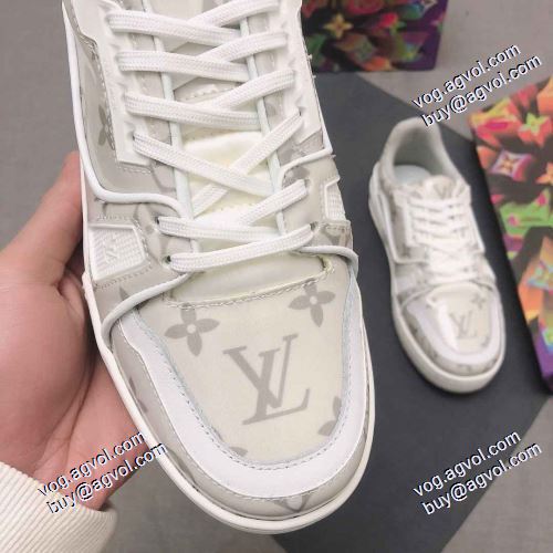 2色可選 ランニングシューズ 2021春夏 ルイ ヴィトン LOUIS VUITTON フラットシューズ ルイ ヴィトンスーパーコピー 豊富なサイズ