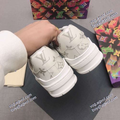2色可選 ランニングシューズ 2021春夏 ルイ ヴィトン LOUIS VUITTON フラットシューズ ルイ ヴィトンスーパーコピー 豊富なサイズ