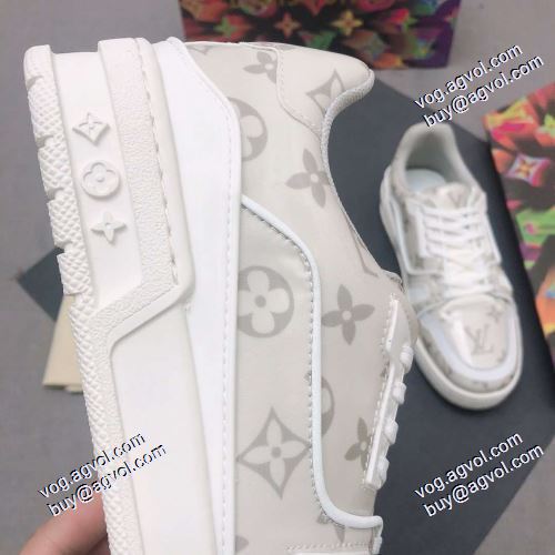 2色可選 ランニングシューズ 2021春夏 ルイ ヴィトン LOUIS VUITTON フラットシューズ ルイ ヴィトンスーパーコピー 豊富なサイズ