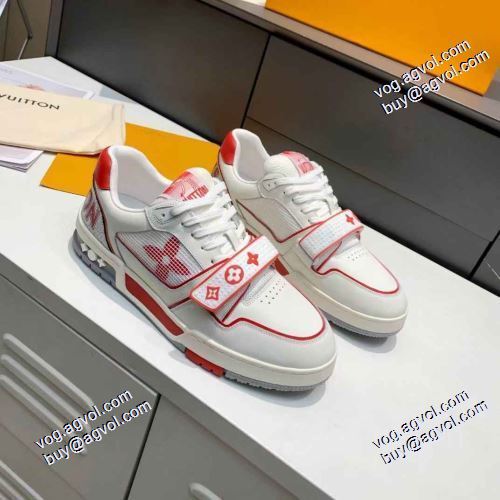 個性的なデザ フラットシューズ 2021春夏 3色可選 ルイ ヴィトン ランニングシューズ LOUIS VUITTONブランド 偽物 通販
