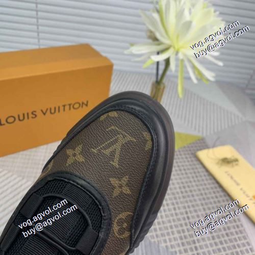 2色可選 極上シューズ 高機能防滑ソール 2021春夏 LOUIS VUITTONスーパーコピー 激安 ルイ ヴィトン 厚底 フルグレインレザー 人気商品登場