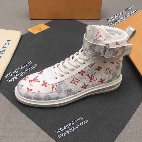 2021秋冬 ルイ ヴィトン LOUIS VUITTON ルイ ヴィトンブランド コピー 海外限定ライン レースアップシューズ 3色可選 ハイトップシューズ 履き心地のいい