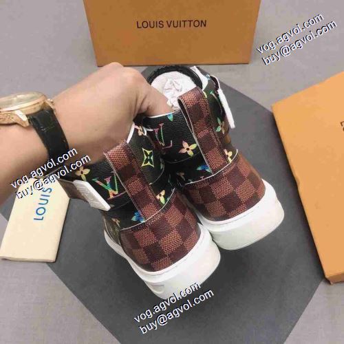 2021秋冬 ルイ ヴィトン LOUIS VUITTON ルイ ヴィトンブランド コピー 海外限定ライン レースアップシューズ 3色可選 ハイトップシューズ 履き心地のいい