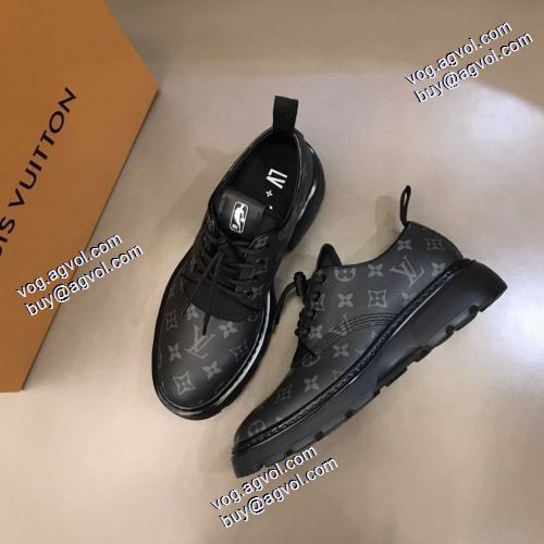 芸能人に愛用者続出 ルイ ヴィトンブランドスーパーコピー 2021秋冬 ルイ ヴィトン LOUIS VUITTON 履き心地抜群 2色可選 革靴 フルグレインレザー 