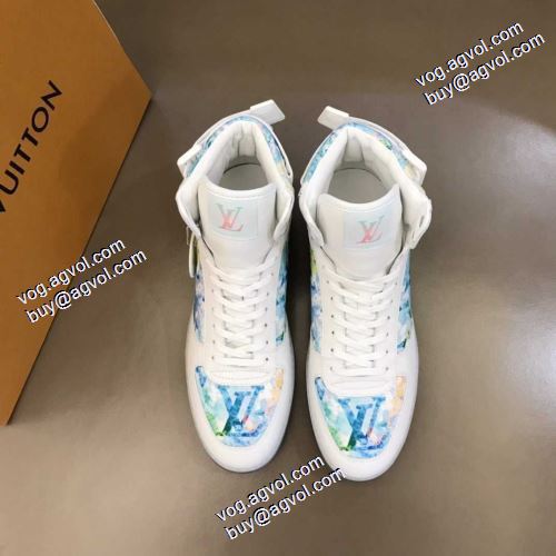 ローヒール ルイ ヴィトンコピー 2021秋冬 ルイ ヴィトン LOUIS VUITTON 上品な輝きを放つ形 2色可選 スニーカー 飽きの来ない