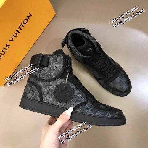 2021秋冬 ルイ ヴィトン LOUIS VUITTON ルイ ヴィトンブランド 偽物 通販 お洒落に魅せる 着用 ハイトップシューズ 歩きやすい　疲れない　痛くない 