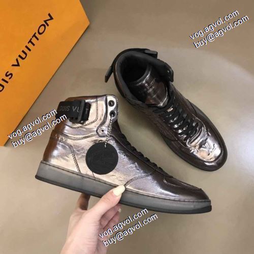 超目玉 ハイトップシューズ 2色可選 ルイ ヴィトンコピーブランド 2021秋冬 ルイ ヴィトン LOUIS VUITTON 抗菌・防臭加工 極上シューズ