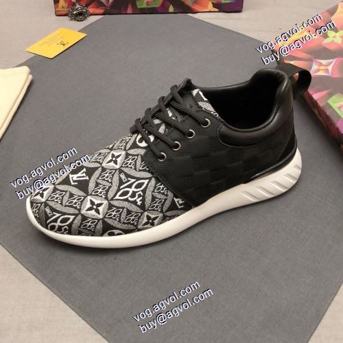 セレブ愛用の超人気商品 2021秋冬 ルイ ヴィトン LOUIS VUITTON ルイ ヴィトン偽物ブランド スニーカー バレーボールシューズ ファッション 人気 2色可選