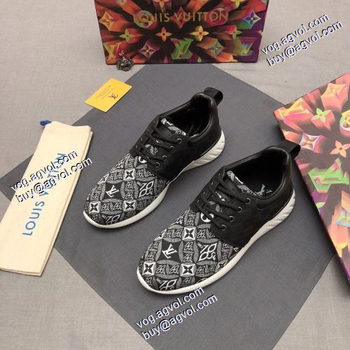セレブ愛用の超人気商品 2021秋冬 ルイ ヴィトン LOUIS VUITTON ルイ ヴィトン偽物ブランド スニーカー バレーボールシューズ ファッション 人気 2色可選