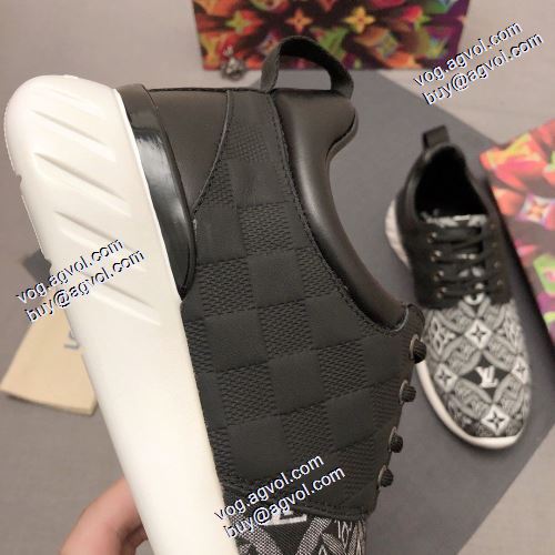 セレブ愛用の超人気商品 2021秋冬 ルイ ヴィトン LOUIS VUITTON ルイ ヴィトン偽物ブランド スニーカー バレーボールシューズ ファッション 人気 2色可選