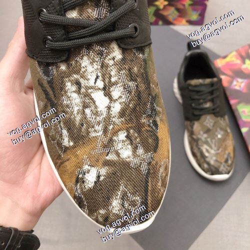 セレブ愛用の超人気商品 2021秋冬 ルイ ヴィトン LOUIS VUITTON ルイ ヴィトン偽物ブランド スニーカー バレーボールシューズ ファッション 人気 2色可選