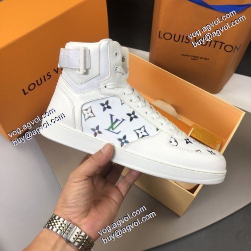 ルイ ヴィトンコピー ブランド 2021秋冬 ルイ ヴィトン LOUIS VUITTON 落ち着いた質感 ハイトップシューズ 2色可選 ポップ 流行や季節に拘らないデザイン