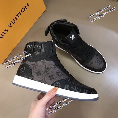 2021秋冬 ルイ ヴィトン LOUIS VUITTON 定番のアイテム ルイ ヴィトンブランド 偽物 通販 軽量で疲れにくい ハイトップシューズ 履き心地のいい