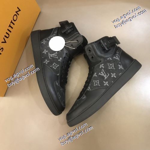 ハイトップシューズ 優しい履き心地 ルイ ヴィトンスーパーコピー 激安 2021秋冬 ルイ ヴィトン LOUIS VUITTON 完成度の高い逸品 飽きの来ない