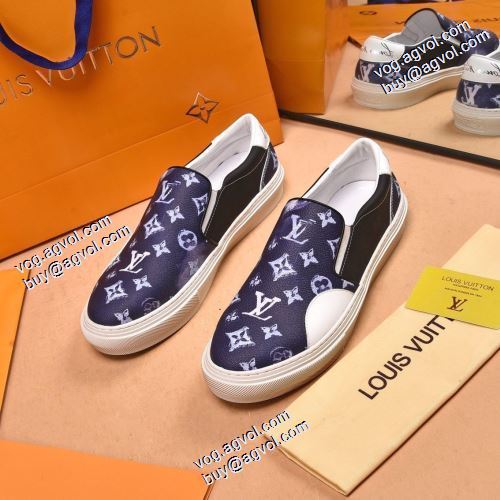 着心地抜群 コンフォート 2021秋冬 ルイ ヴィトン偽物ブランド ルイ ヴィトン LOUIS VUITTON カジュアルシューズ 脱ぎ履きしやすい/着脱しやすい 
