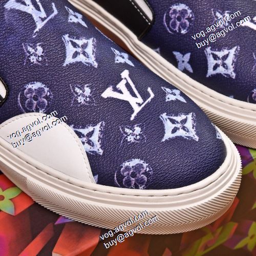 着心地抜群 コンフォート 2021秋冬 ルイ ヴィトン偽物ブランド ルイ ヴィトン LOUIS VUITTON カジュアルシューズ 脱ぎ履きしやすい/着脱しやすい 