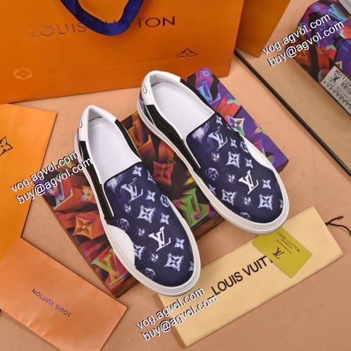 着心地抜群 コンフォート 2021秋冬 ルイ ヴィトン偽物ブランド ルイ ヴィトン LOUIS VUITTON カジュアルシューズ 脱ぎ履きしやすい/着脱しやすい 