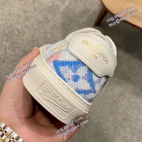 2021秋冬 ルイ ヴィトン LOUIS VUITTON 大絶賛の履き心地! ルイ ヴィトンブランドスーパーコピー スニーカー 極上シューズ ローヒール