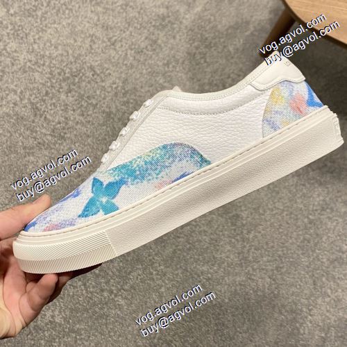 2021秋冬 ルイ ヴィトン LOUIS VUITTON 大絶賛の履き心地! ルイ ヴィトンブランドスーパーコピー スニーカー 極上シューズ ローヒール