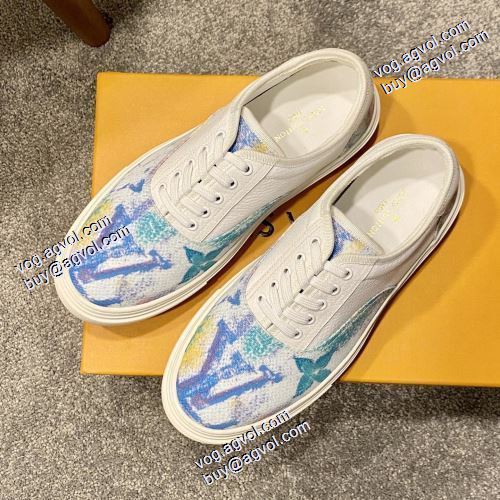 2021秋冬 ルイ ヴィトン LOUIS VUITTON 大絶賛の履き心地! ルイ ヴィトンブランドスーパーコピー スニーカー 極上シューズ ローヒール