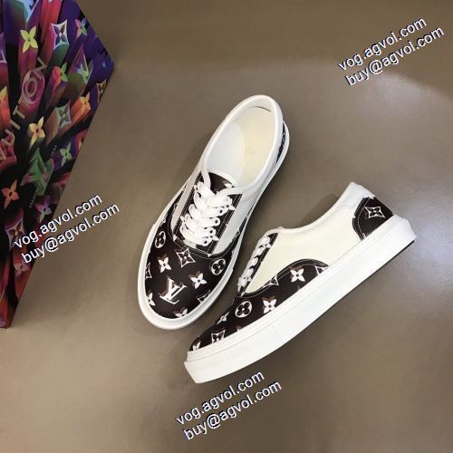 2021秋冬 ルイ ヴィトン LOUIS VUITTON ルイ ヴィトンブランドコピー セレブ愛用の超人気商品 カジュアルシューズ 2色可選 飽きの来ない レースアップシューズ