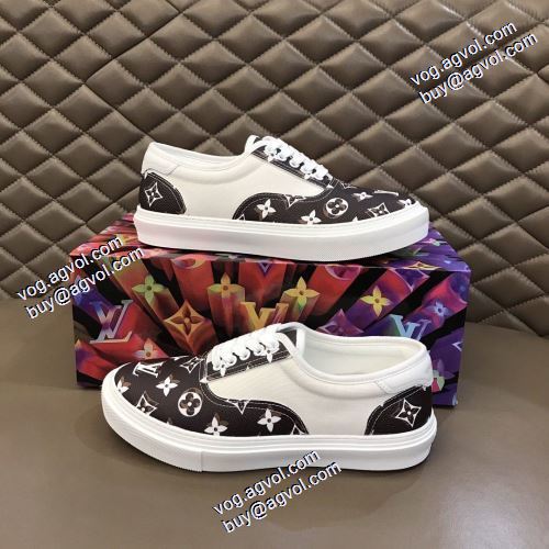 2021秋冬 ルイ ヴィトン LOUIS VUITTON ルイ ヴィトンブランドコピー セレブ愛用の超人気商品 カジュアルシューズ 2色可選 飽きの来ない レースアップシューズ