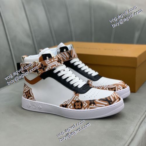 完成度の高い逸品 2021秋冬 ファッション 人気 ルイ ヴィトンスーパーコピー ルイ ヴィトン LOUIS VUITTON ハイトップシューズ オリジナル