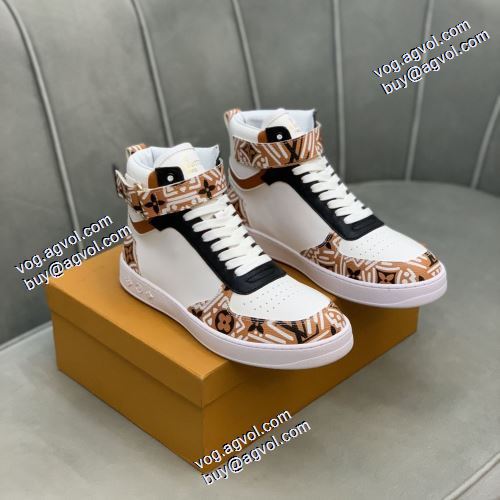 完成度の高い逸品 2021秋冬 ファッション 人気 ルイ ヴィトンスーパーコピー ルイ ヴィトン LOUIS VUITTON ハイトップシューズ オリジナル