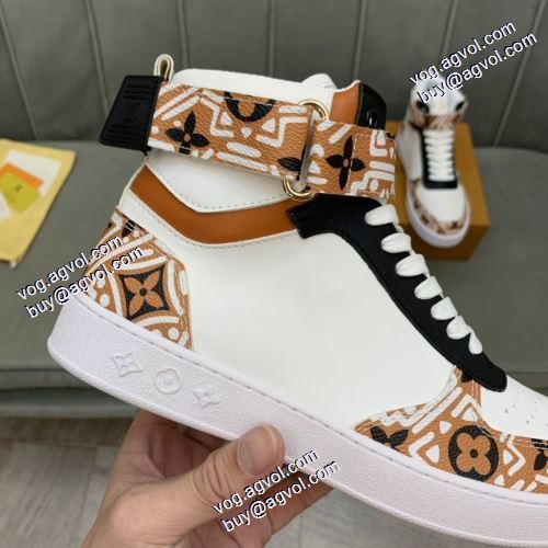 完成度の高い逸品 2021秋冬 ファッション 人気 ルイ ヴィトンスーパーコピー ルイ ヴィトン LOUIS VUITTON ハイトップシューズ オリジナル