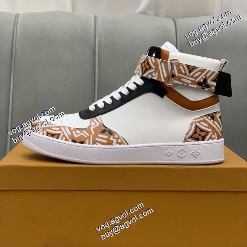 完成度の高い逸品 2021秋冬 ファッション 人気 ルイ ヴィトンスーパーコピー ルイ ヴィトン LOUIS VUITTON ハイトップシューズ オリジナル